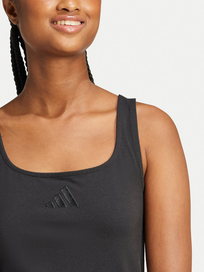 adidas adidas Marškinėliai All SZN Luxe JJ2336 Juoda Slim Fit
