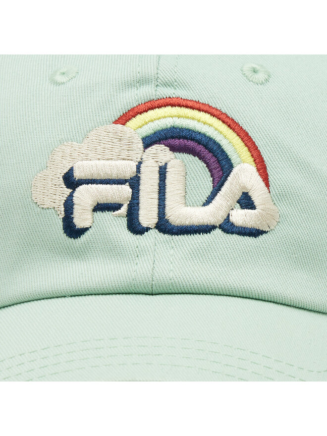 Fila Czapka z daszkiem Fila Butuan Rainbow Kid Dad Cap FCK0015 Zielony