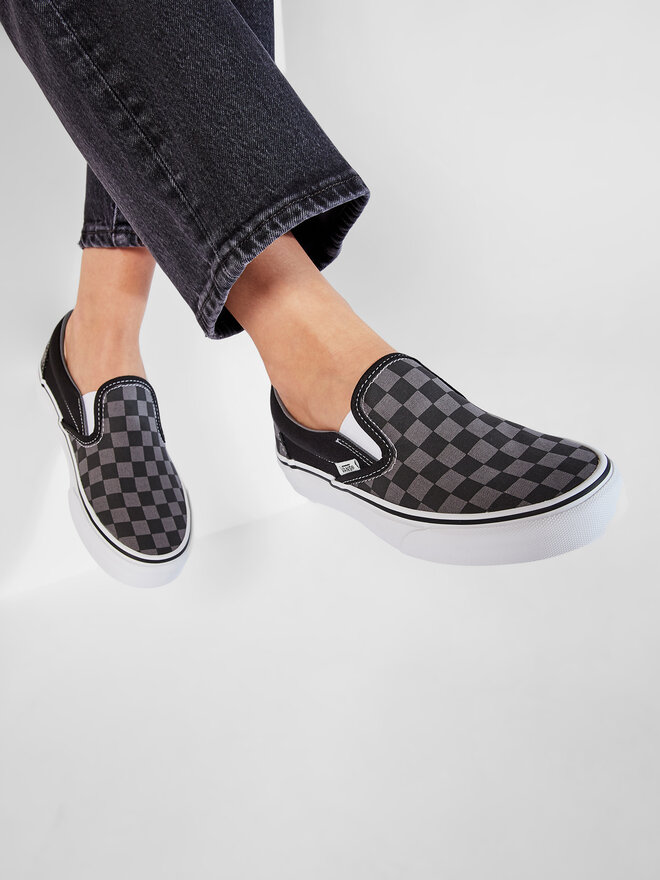 Sneakers aus Stoff Vans Classic Slip On VN000EYEBPJ Schwarz eschuhe