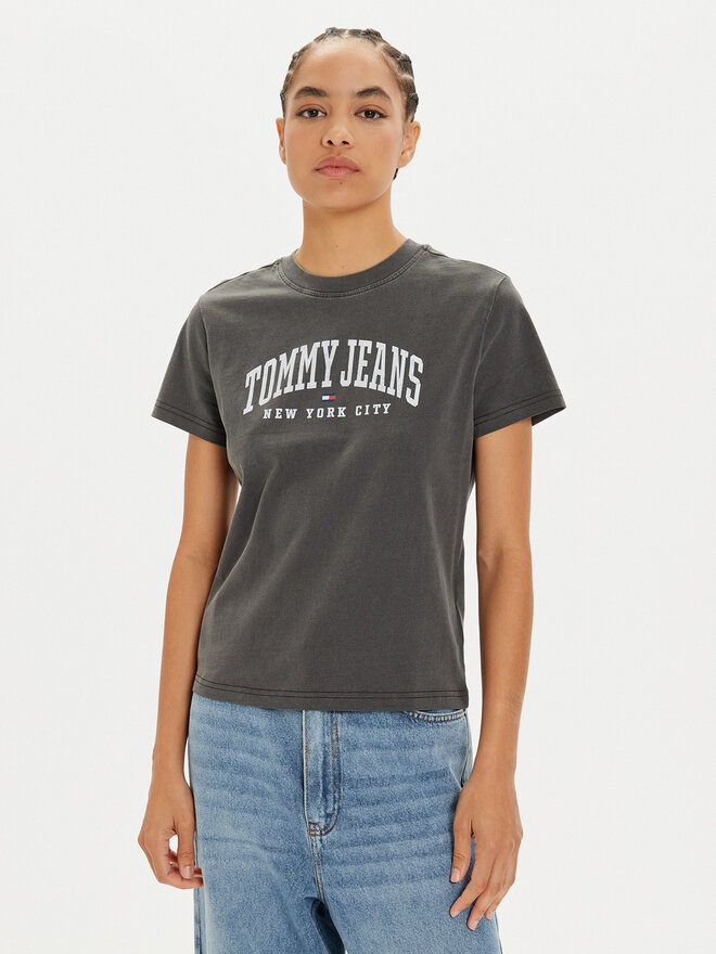 Tommy Jeans Tommy Jeans Camiseta Varsity DW0DW19826 Gris Regular Fit