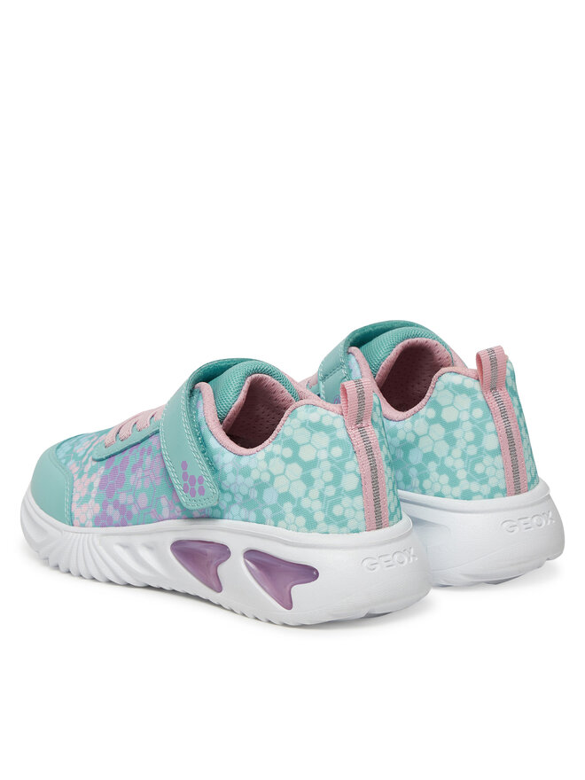 Geox Sneakersy Geox J Assister J45E9B 02ABC C4235 D Turkusowy