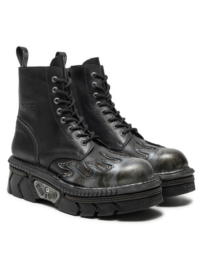NEW ROCK Берци NEW ROCK M-MILI134C-S1 Чорний