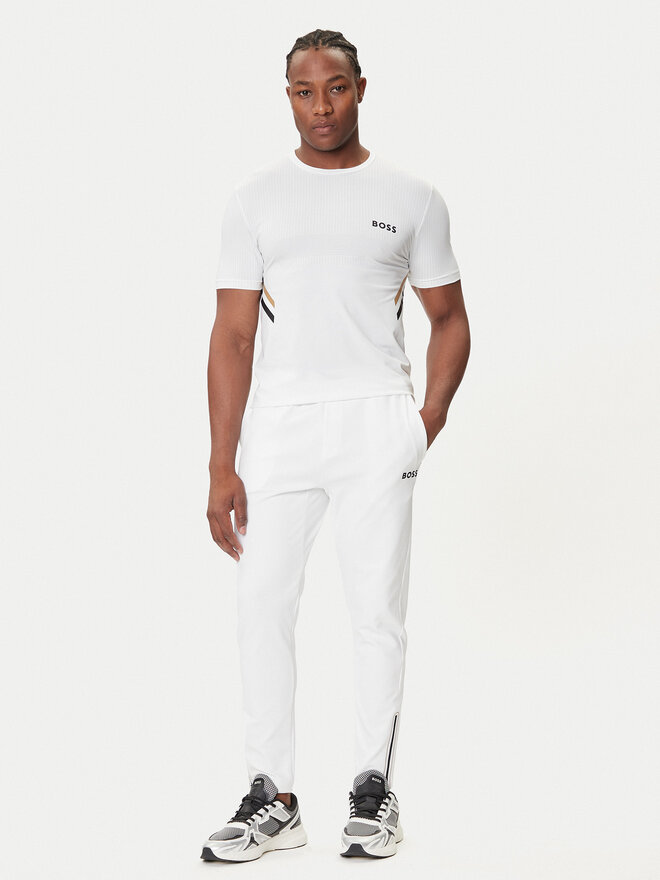 BOSS BOSS Camiseta Tech TOC 50543329 Blanco Slim Fit