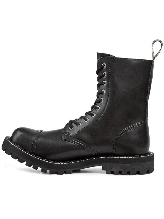 Steel Schnürstiefel Steel 105-106/D Schwarz