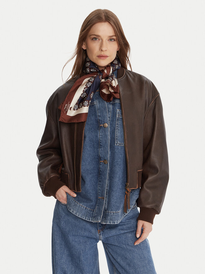 Weekend Max Mara Хустка Weekend Max Mara Onesto 2525546125 Коричневий