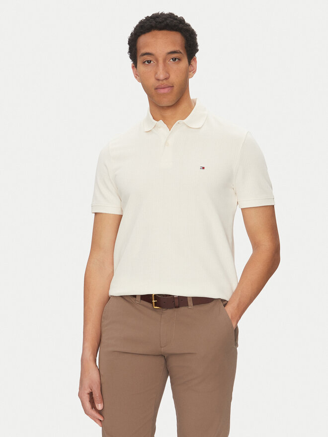 Tommy Hilfiger Tommy Hilfiger Poloshirt Vertical MW0MW38951 Gelb Regular Fit
