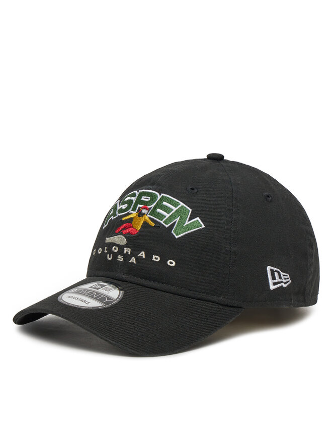 New Era Шапка с козирка New Era Washed Aspen Ski 9TWENTY 60580870 Черен