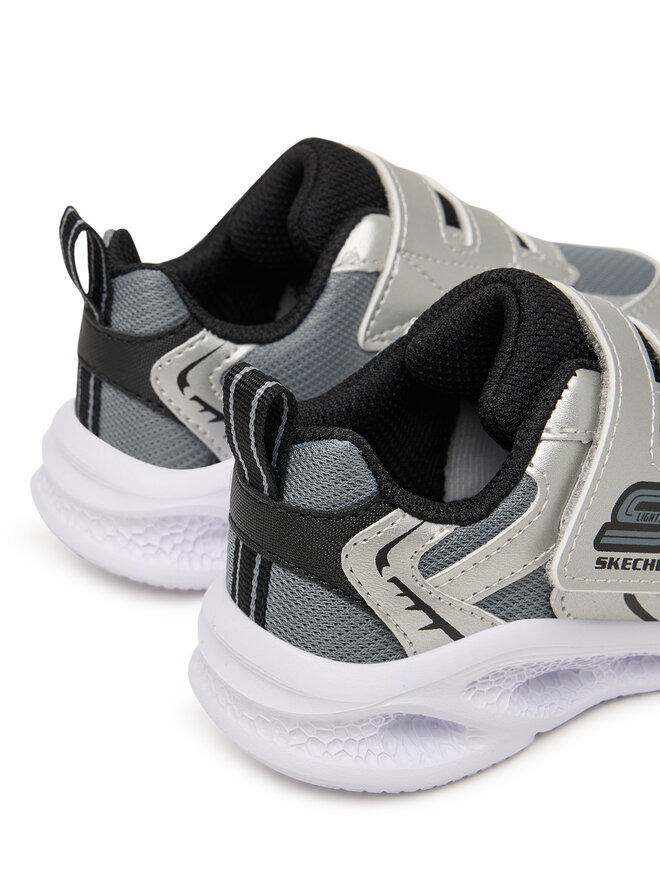 Skechers Снікерcи Skechers Meteor-Lights - Glow 401498N/SLBK Срібний