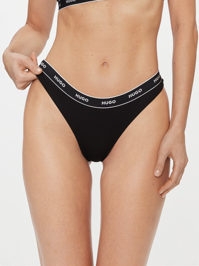 HUGO Hugo Stringtanga 50510622 Schwarz