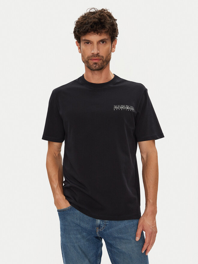 Napapijri Napapijri Camiseta S-Turrach NP0A893U Negro Regular Fit