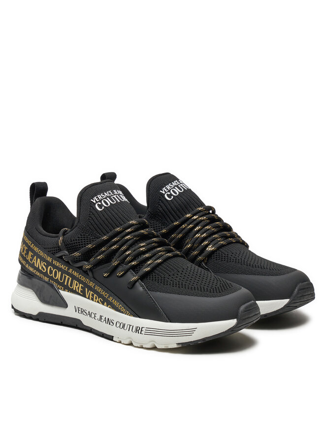 Versace Jeans Couture Sneakersy Versace Jeans Couture 76VA3SA8 Czarny