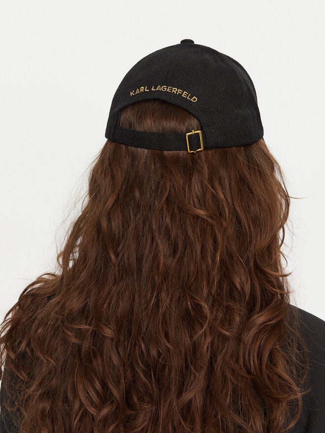 KARL LAGERFELD Baseball sapka KARL LAGERFELD A1W33065 Fekete