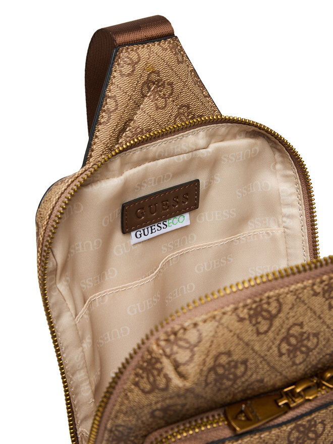 Guess Geantă crossover Guess HMMILO P5226 Maro