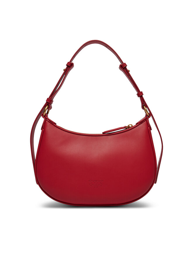 PINKO Ročna torba Pinko Half Moon Mini Fl . PE 24 PLTT 102790 A0F1 Rdeča