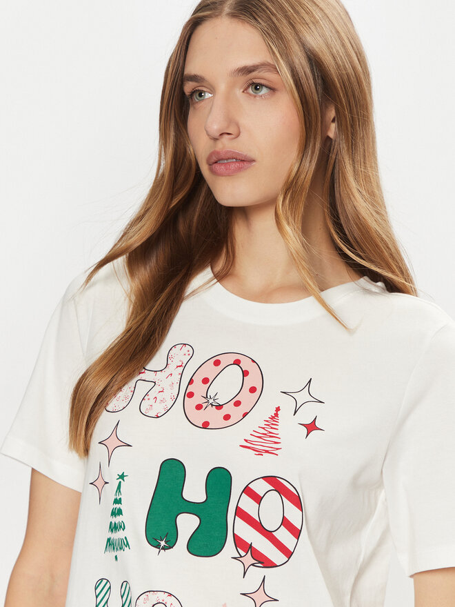 ONLY ONLY Camiseta Rosie 15332339 Blanco Regular Fit