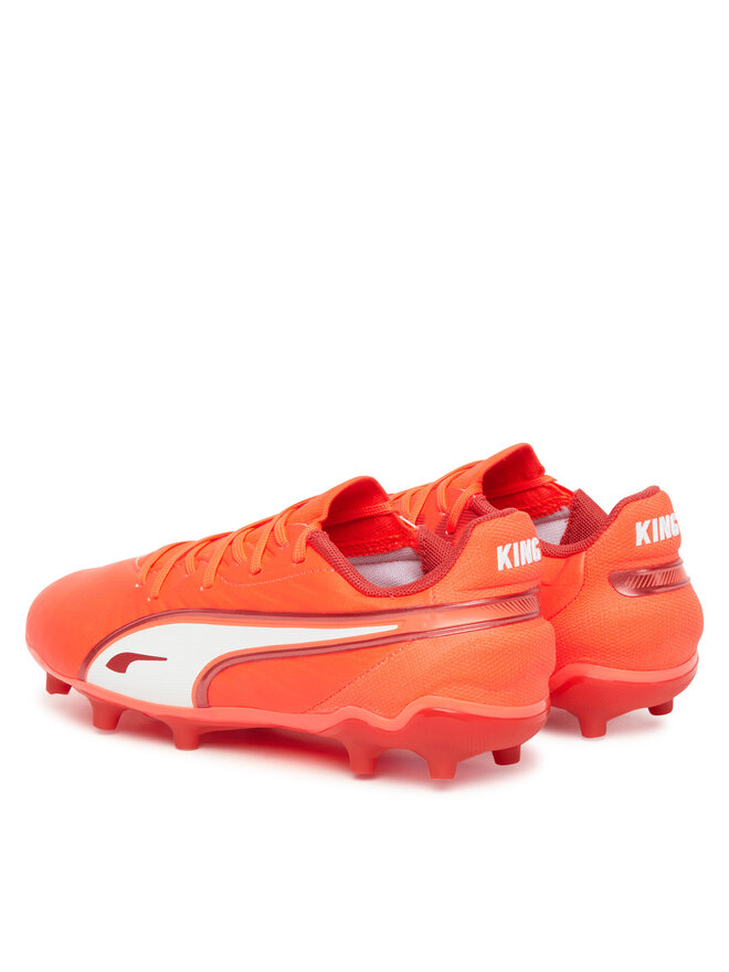 Puma Futbalové topánky Puma King Match Fg/Ag Jr 108320 01 Oranžová