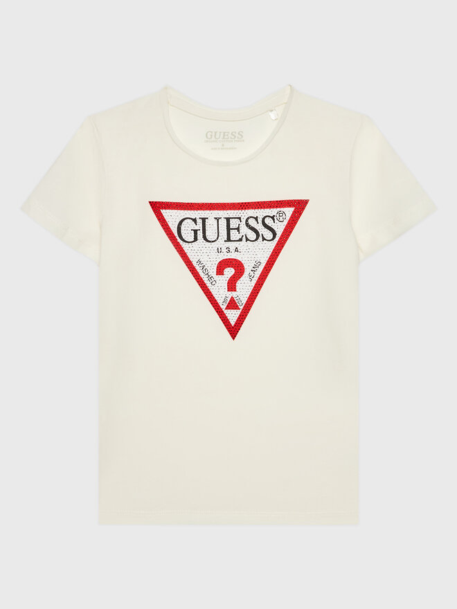 Guess Guess Футболка J2YI51 K6YW1 Écru Regular Fit