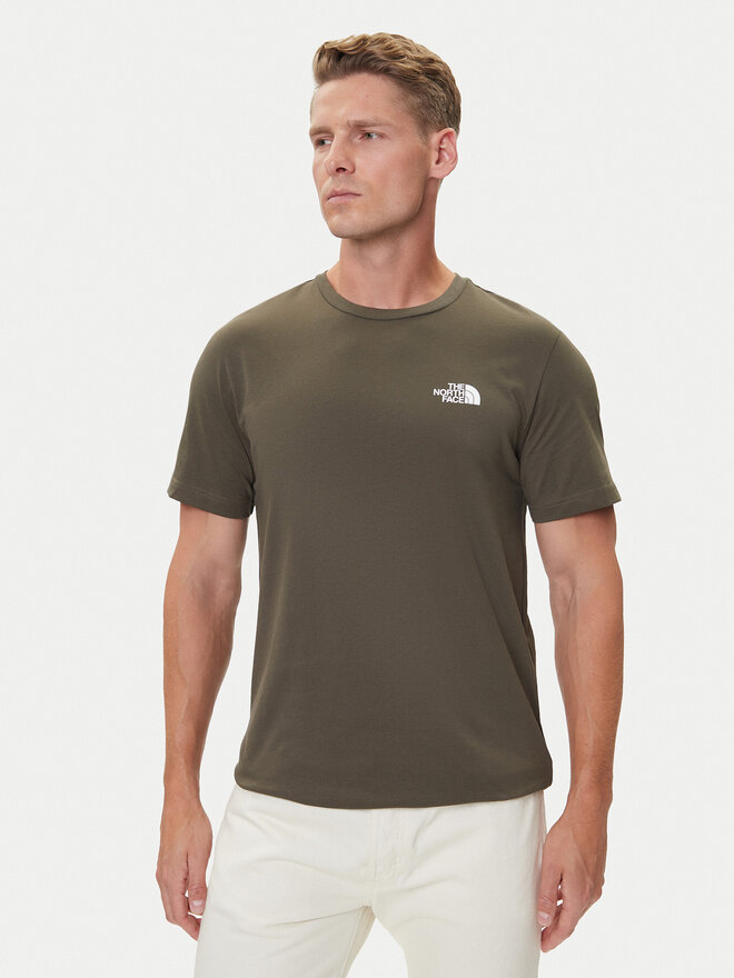 The North Face The North Face Camiseta Simple Dome NF0A87NG Marrón Regular Fit