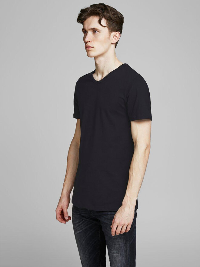 Jack&Jones Jack&Jones 2er-Set T-Shirts Basic 12133914 Schwarz Slim Fit
