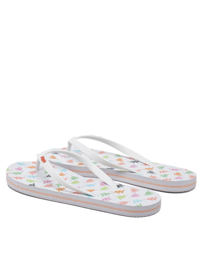 Kappa Japonki Kappa 351C22W White - Pink Coral - Pink Fuchsia Kolorowy