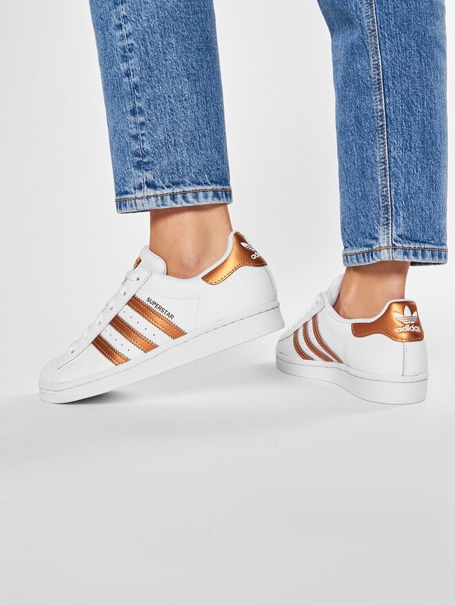 adidas Sneakersy adidas Superstar W FX7484 Biela