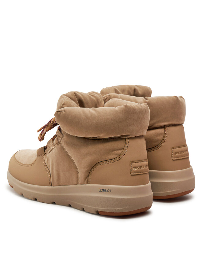 Skechers Botki Skechers Glacial Ultra - Trend Up 144194 Beżowy