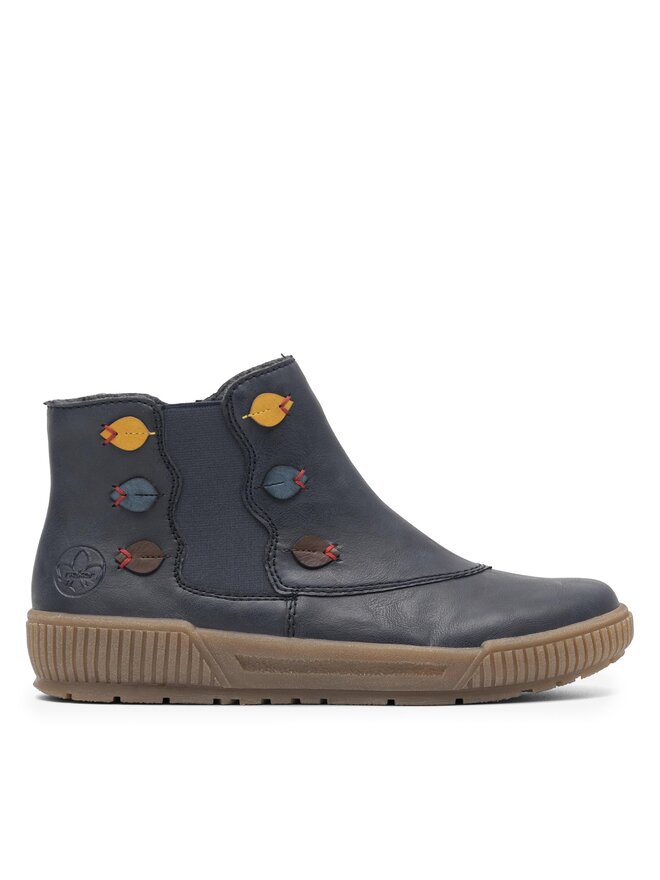 Rieker Botine Rieker N0751-14 Bleumarin