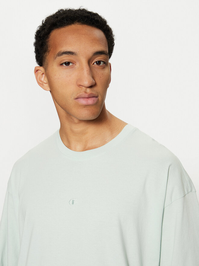 Champion Champion Póló 220279 Zöld Relaxed Fit