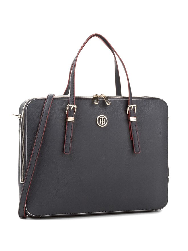 Laptoptasche Tommy Hilfiger Honey Computer Bag AW0AW05276 Dunkelblau eschuhe