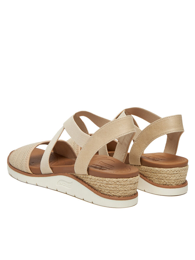 Skechers Σανδάλια Skechers BOBS Arch Fit Beach Kiss-Boho Beyond 114013/NAT Μπεζ