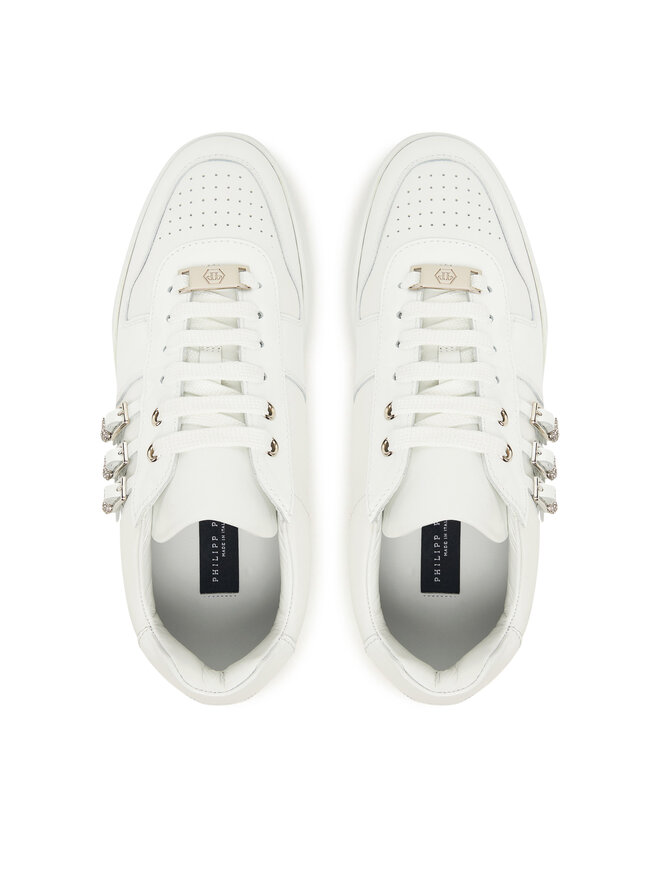 PHILIPP PLEIN Снікерcи PHILIPP PLEIN FAES WSC2780 PLE075N Білий