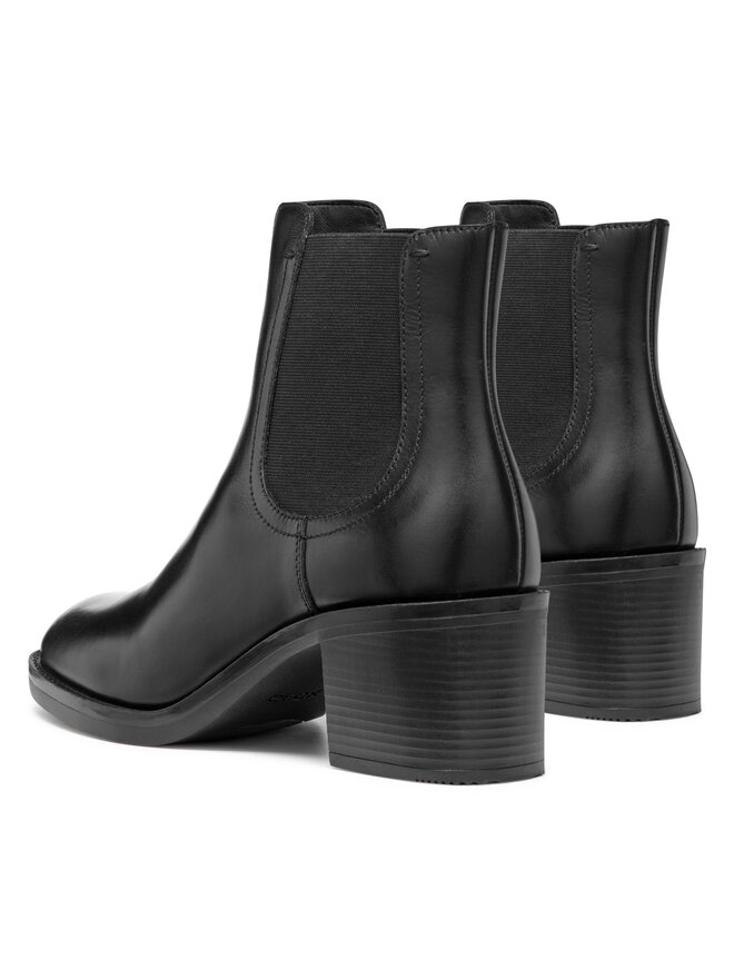 Geox Μποτάκια Geox D Serilda 60 D46XXB 00043 C9999 Μαύρο