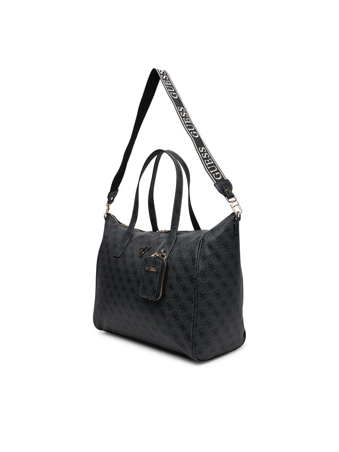 Guess Τσάντα Σαββατοκύριακου Guess Latona Travel TWLB92 11017 Μαύρο