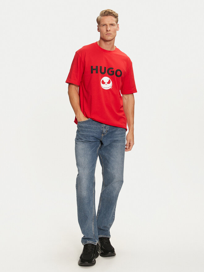 HUGO HUGO Camiseta 50537986 Rojo Regular Fit