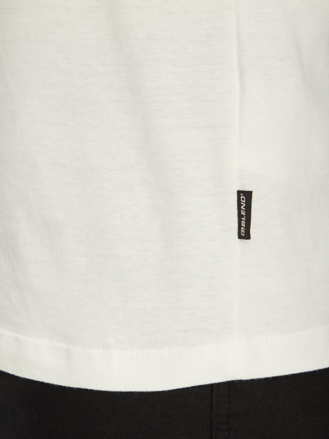 Blend Blend Camiseta 20717766 Blanco Regular Fit