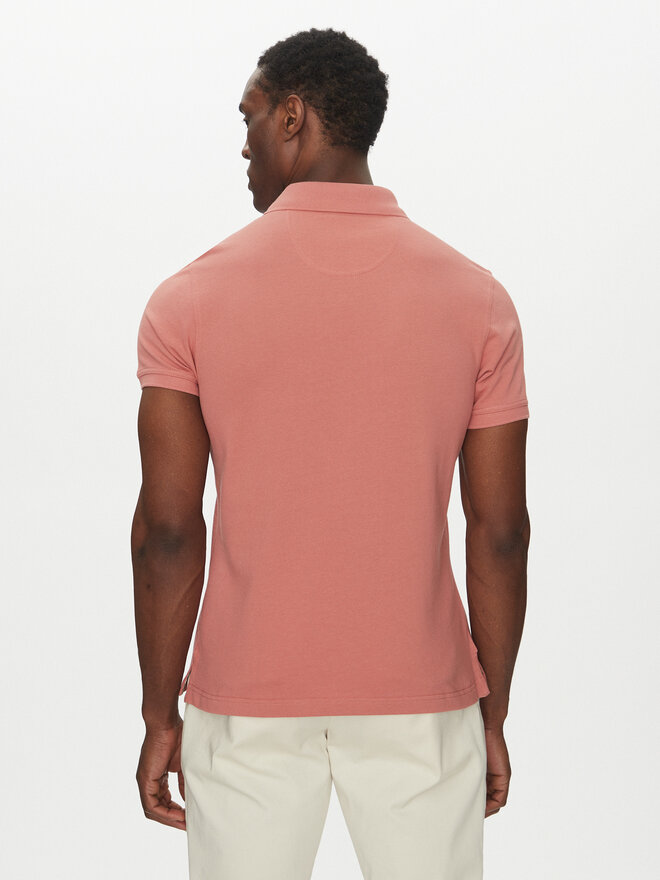 Barbour Barbour Polo marškinėliai Tartan MML0012PI55 Rožinė Regular Fit