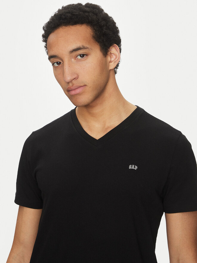 Gap Gap Marškinėliai 502020-03 Juoda Regular Fit