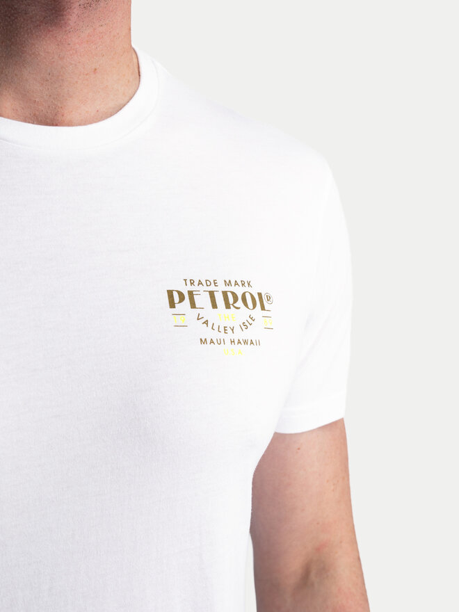 Petrol Industries Petrol Industries T-Shirt M-1040-TSR603 Weiß Regular Fit
