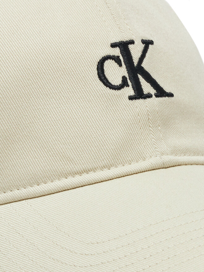 Calvin Klein Jeans Cappellino Calvin Klein Jeans Embroidered Monogram Cap LV04K5024G Bianco