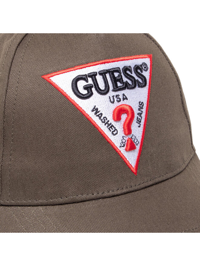 Guess Cap Guess Triangle Logo Cap M1RZ57 WBN60 Grün