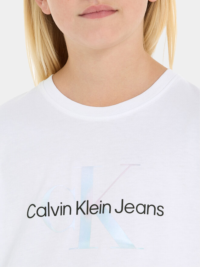 Calvin Klein Jeans Calvin Klein Jeans T-Shirt Serenity IG0IG02434 Λευκό Boxy Fit