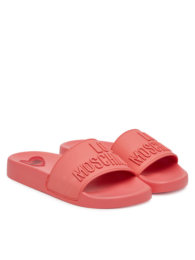 LOVE MOSCHINO Şlapi LOVE MOSCHINO JA28052G0MI15502 Roz