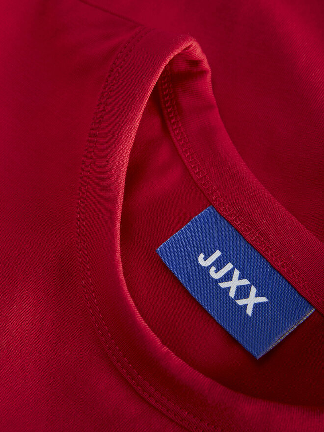 JJXX JJXX Majica Gigi 12277657 Rdeča Stretch Fit