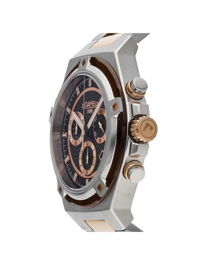 Roamer Pulkstenis Roamer Tempomaster Chrono 221837 49 65 20 Sudraba
