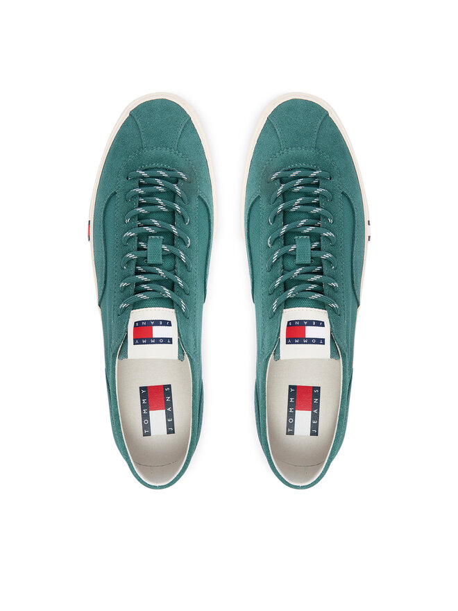 Tommy Jeans Sneakers aus Stoff Tommy Jeans Archive Vulc EM0EM01760 Grün