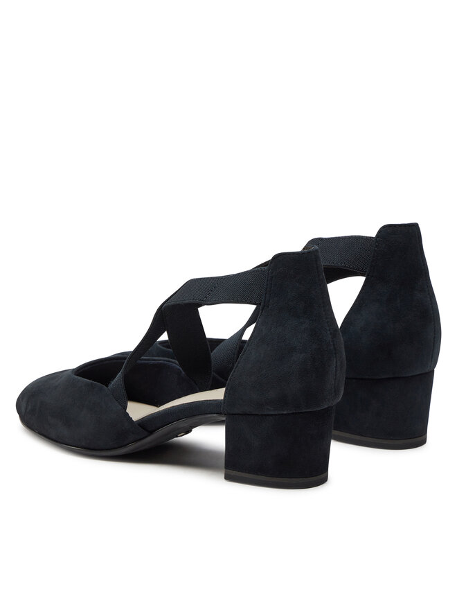 Escarpins Tamaris Femme En Cuir - Talon Bloc 4.5cm - Technologies ANTIslide Et TOUCH-IT - Modèle 1-22307-42