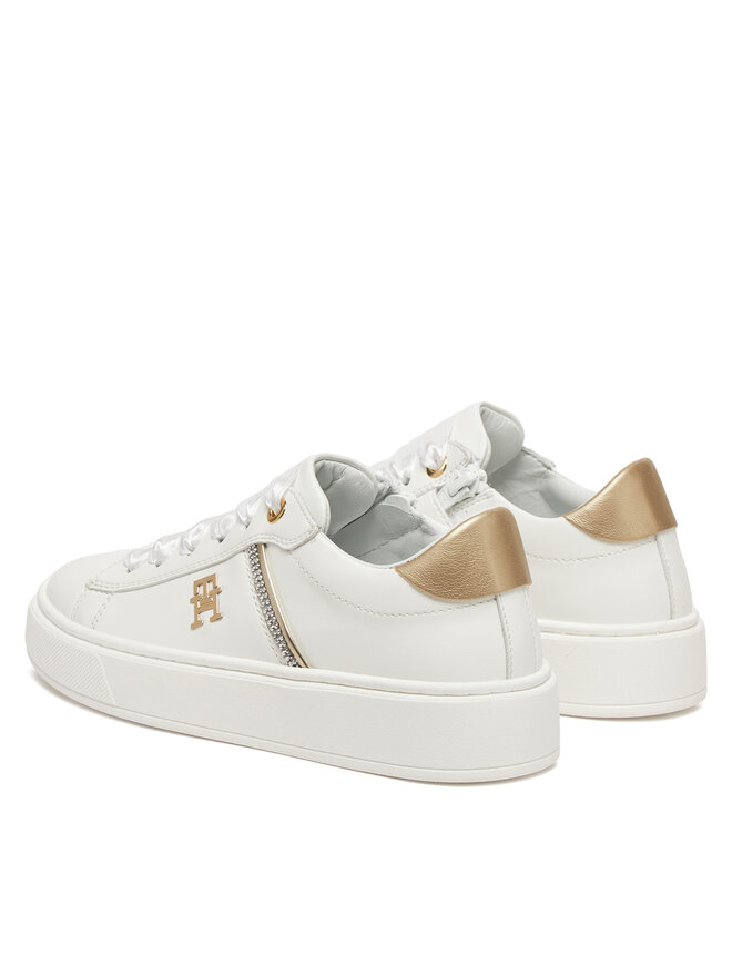 Tommy Hilfiger Снікерcи Tommy Hilfiger Low Cut Lace UP T4A9-33933-0206X048 Білий