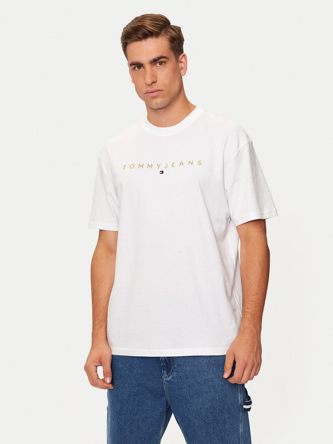 Tommy Jeans Tommy Jeans Camiseta DM0DM19694 Blanco Regular Fit
