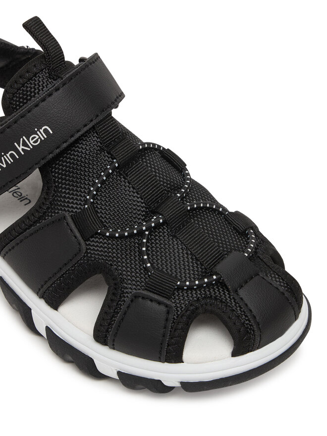 Calvin Klein Sandalen Calvin Klein Velcro Sandal V1B2-83320-1591 Schwarz