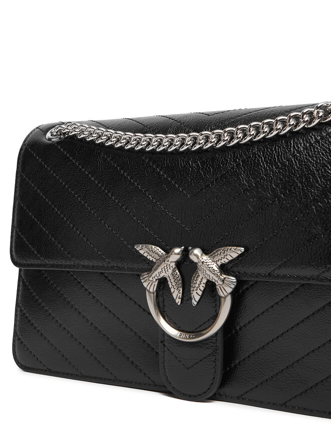 PINKO Handtasche PINKO Love One Light Classic AI 25-26 PLTT 106174 A2JC Schwarz